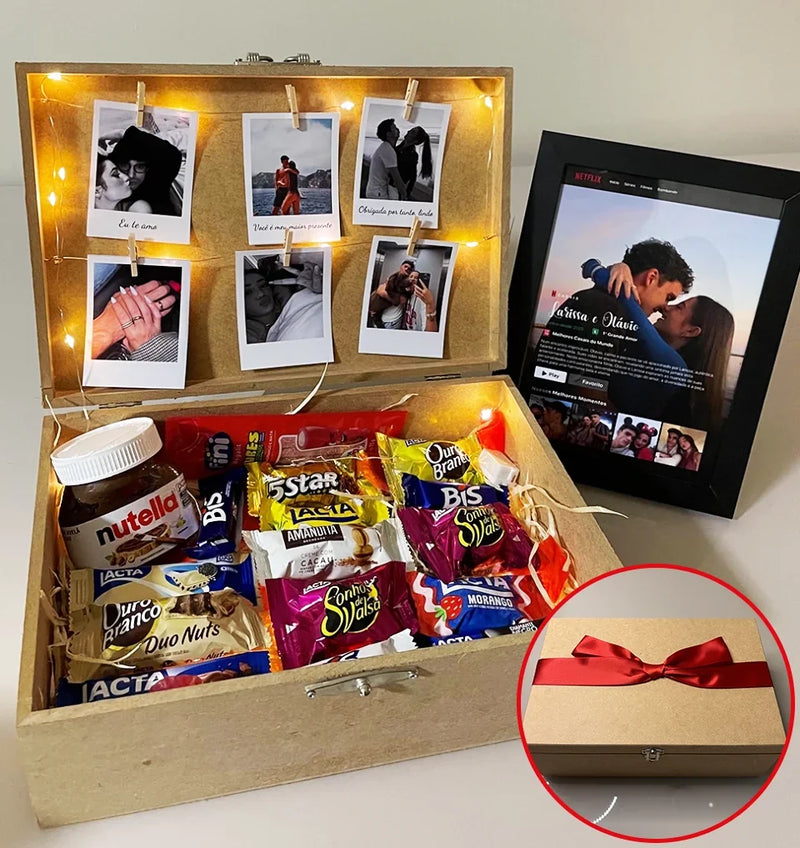 Box Love Polaroid Completo + Quadro